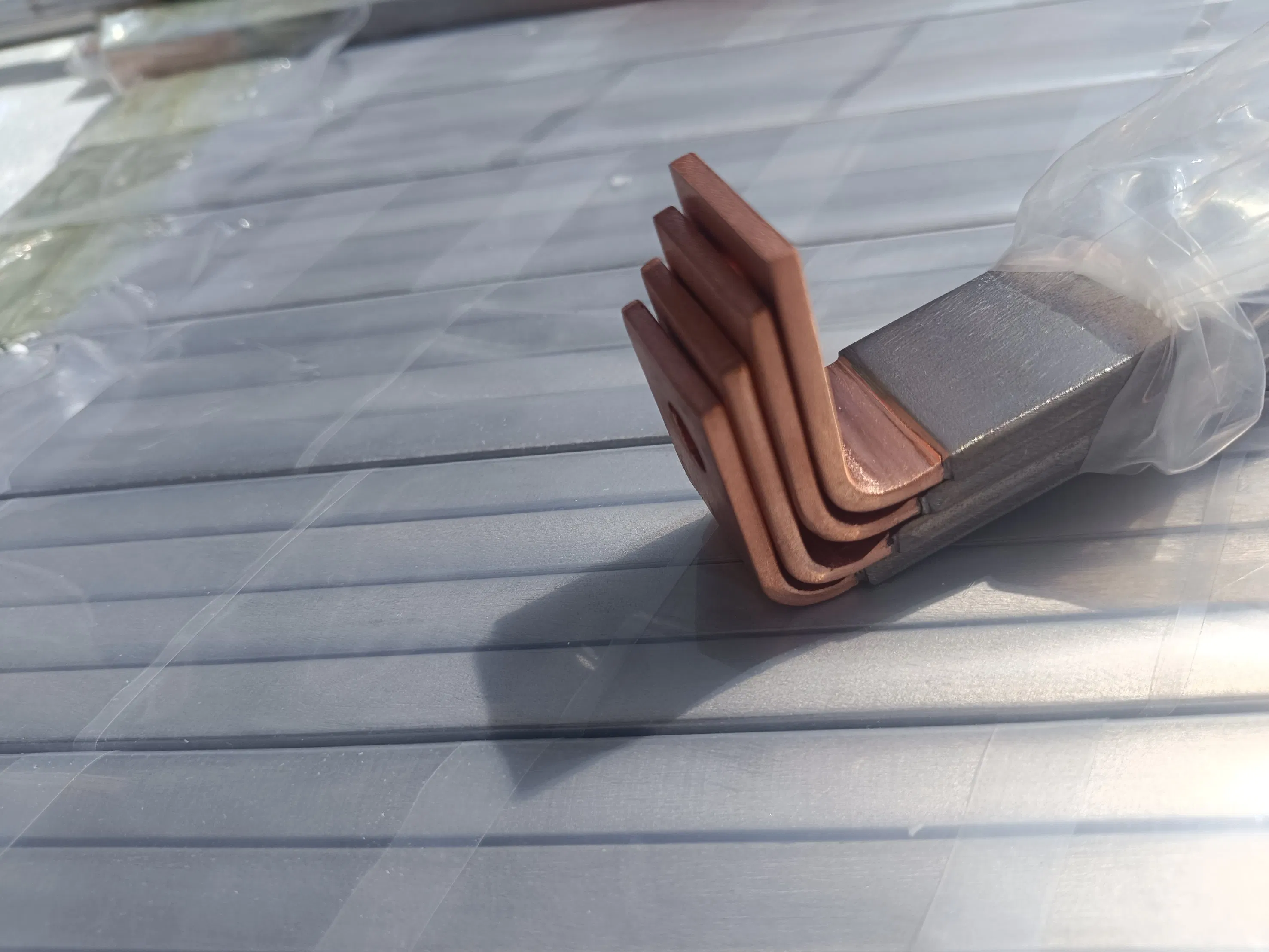 Titanium Copper Clad Bars/ Titanium Clad Copper Rod with Bent End