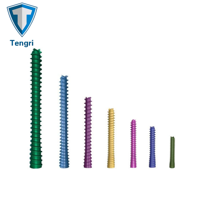 Metal Zinc Plated Orthopedic Screw Headless Cannulated Screws Implants Titanium Screw