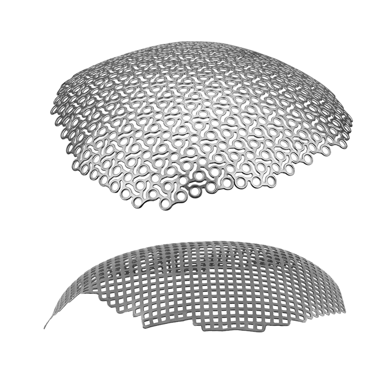 Anatomical 2D 3D Round Hole Metal Maxillofacial Skull Surgery Titanium Mesh