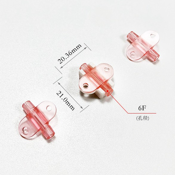Medical 3fr 3f - 12fr 12f Catheter Butterfly Clip, 14f 16f 18f Adjustable Butterflies Fixing Clamps