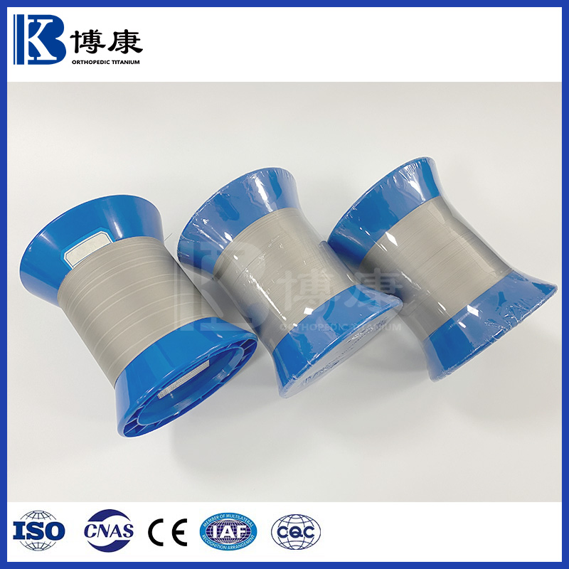 Medical Grade Pure Titanium Wire with Spools for Surgical &amp; Dental