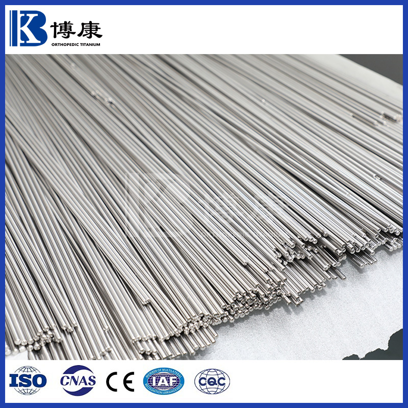 Medical Titanium Round Rod Gr5 Gr23 for Orthopedic Implants