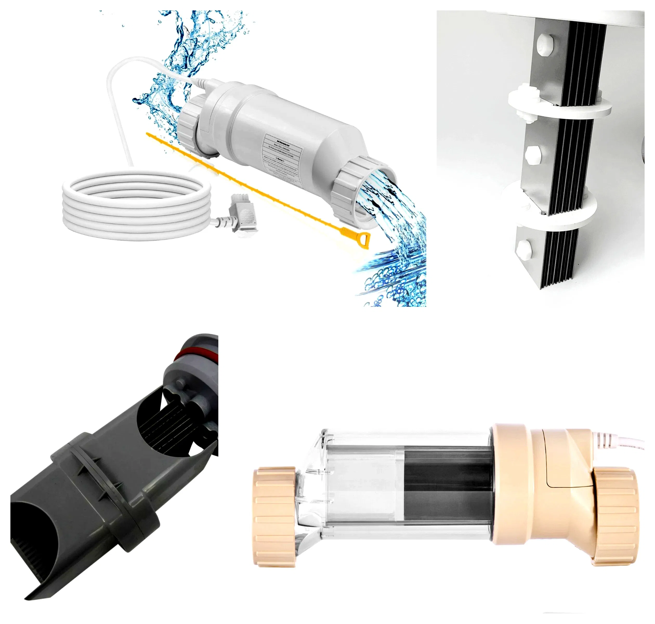 Titanium Plates, Titanium Anode for Salt Chlorination Cells. Size: 300*120mm