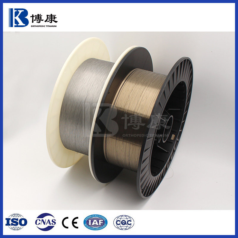 Medical Grade Nitinol Wire Shape Memory Nickel Titanium Alloy Wire