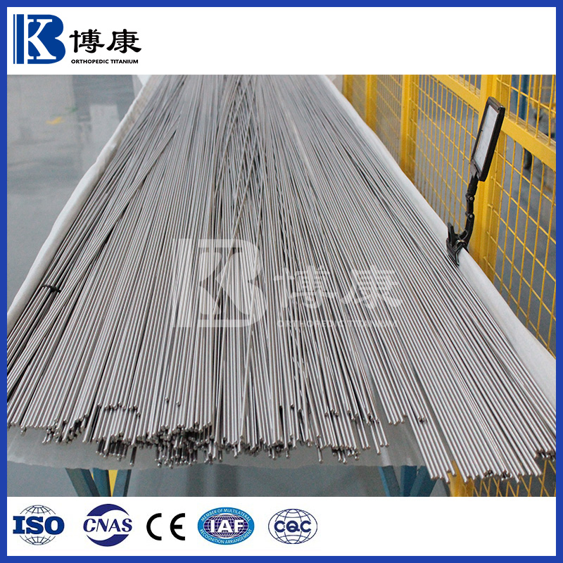 Medical Titanium Round Rod Gr5 Gr23 for Orthopedic Implants