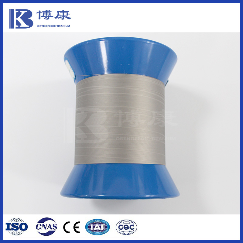 0.20mm Medical Grade Pure Titanium Thin Wire for Surgical Stapler Pin Manufacturing