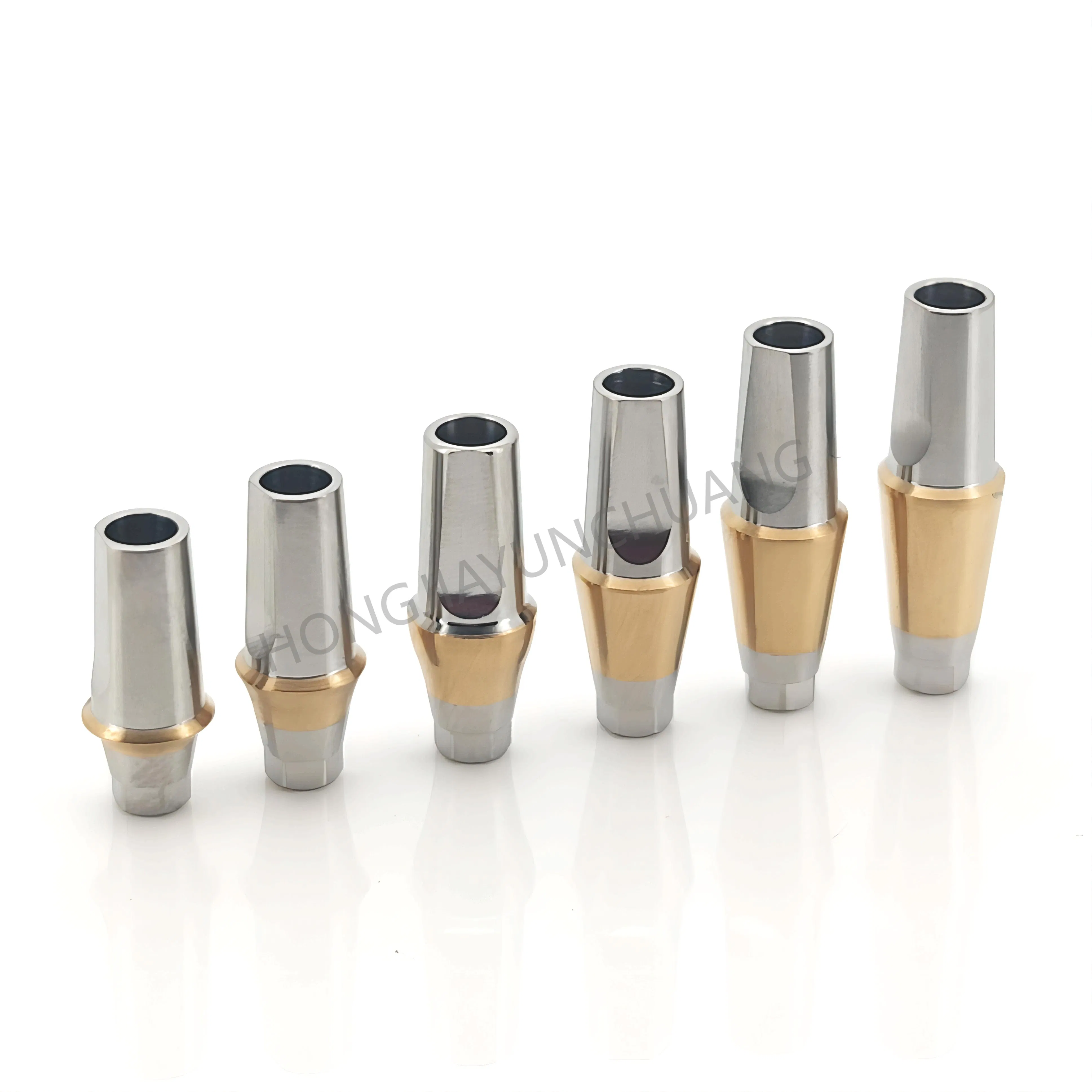 Dental Straight Abutment for Osstem Implants - Grade 5 Titanium Precision Milled