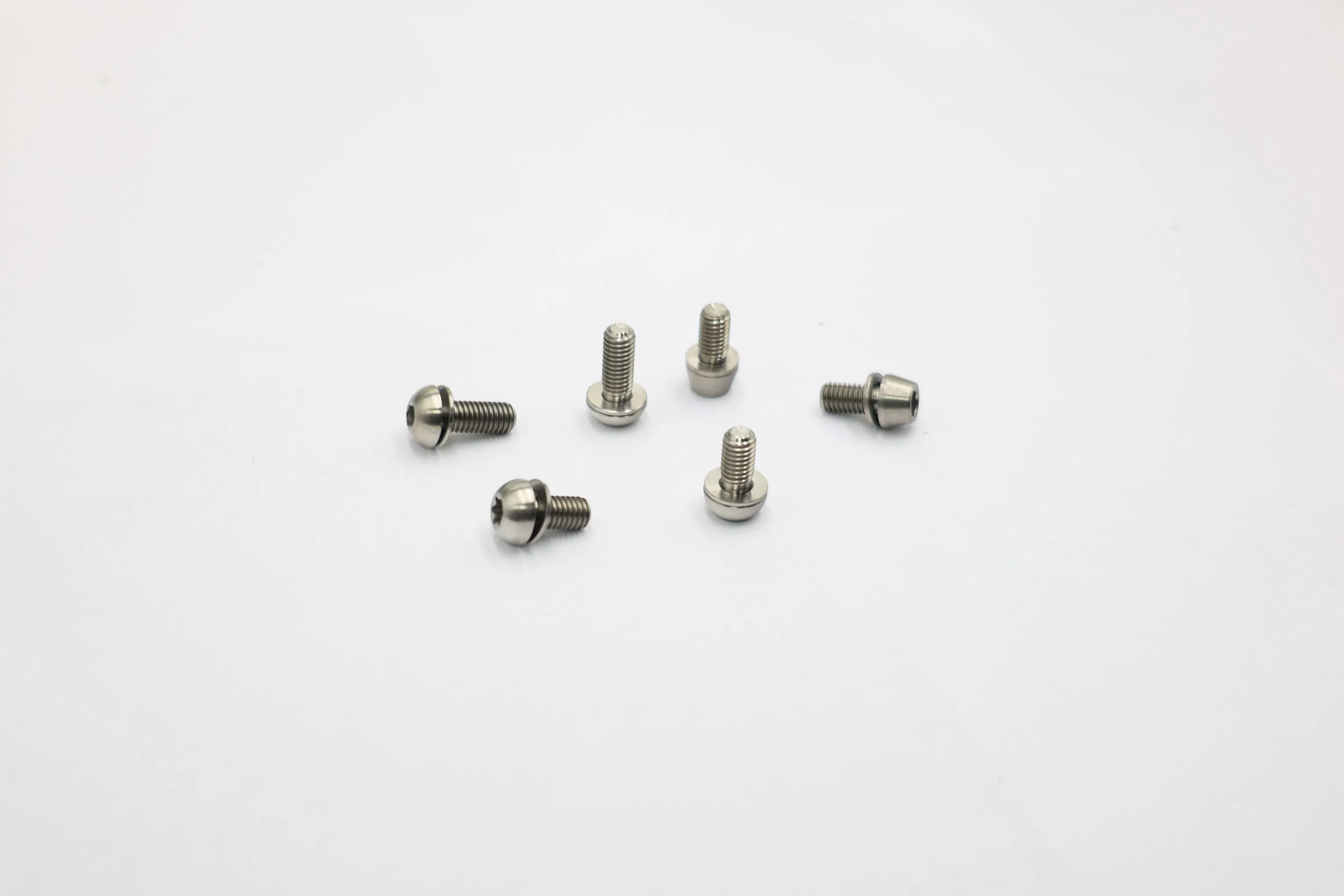 4/6 Flute/Ribe Cup Head Zirconium Screws for Medical and Marine Applications