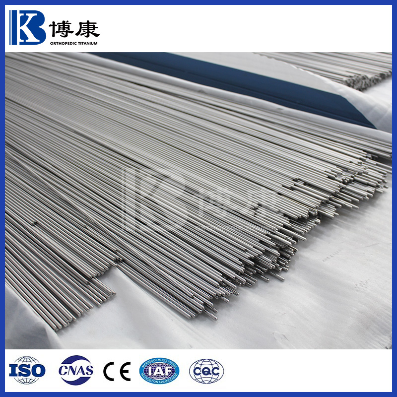 Medical Grade Titanium Round Bars Gr1/Gr2 for Dental and Surgical Implants