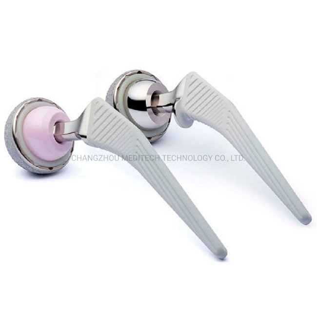 Orthopedic Implants Titanium Hip Prosthesis Replacement Devices Cementless Femoral Stem