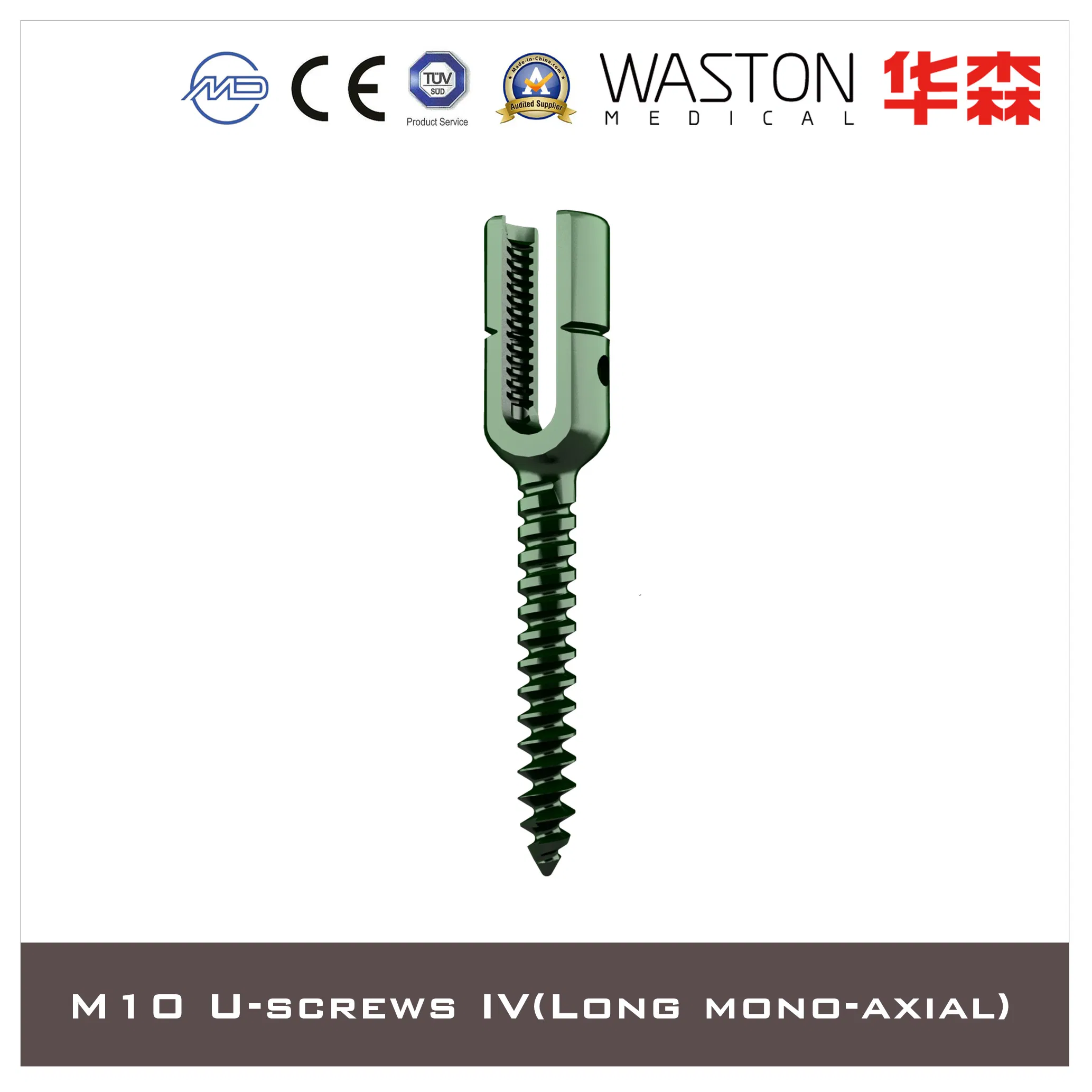 High-Standard Spine Internal Fixation System, Orthopedic Ployaxial Pedicle Screws