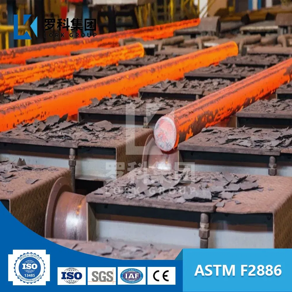 Lork ASTM F2886 Metal Injection Molded Cobalt-28 Chromium-6 Molybdenum Parts for Surgical Implants Medical Cocrmo Alloy Rod