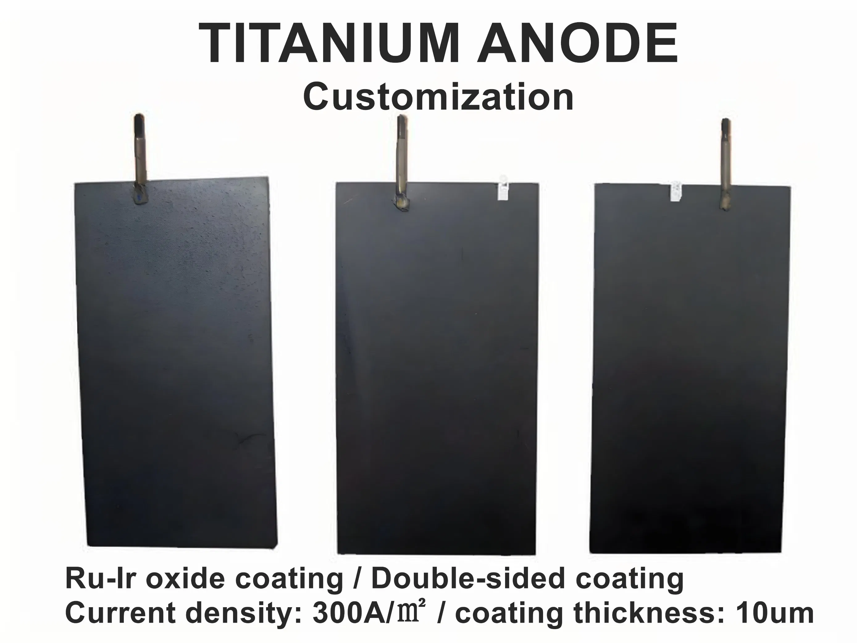 Premium Titanium Anode for Salt Chlorination Cells, 500X210mm
