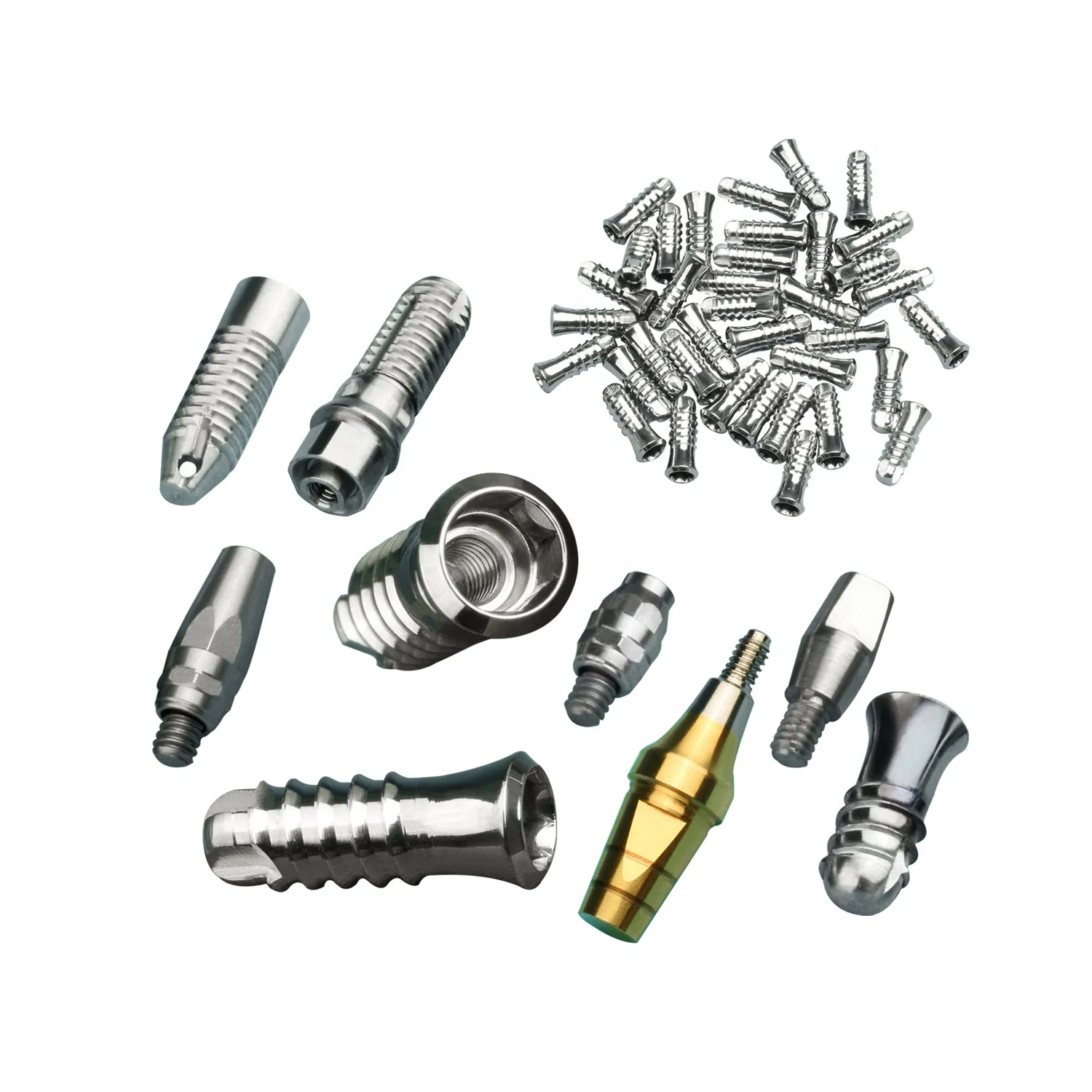 OEM High Precision CNC Machining Titanium Alloy Dental Implant Parts