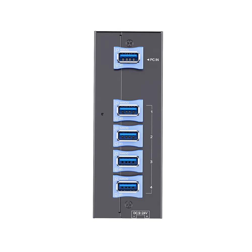 Industrial USB 3.0 Hub 4-Port 5gbps Superspeed Hub
