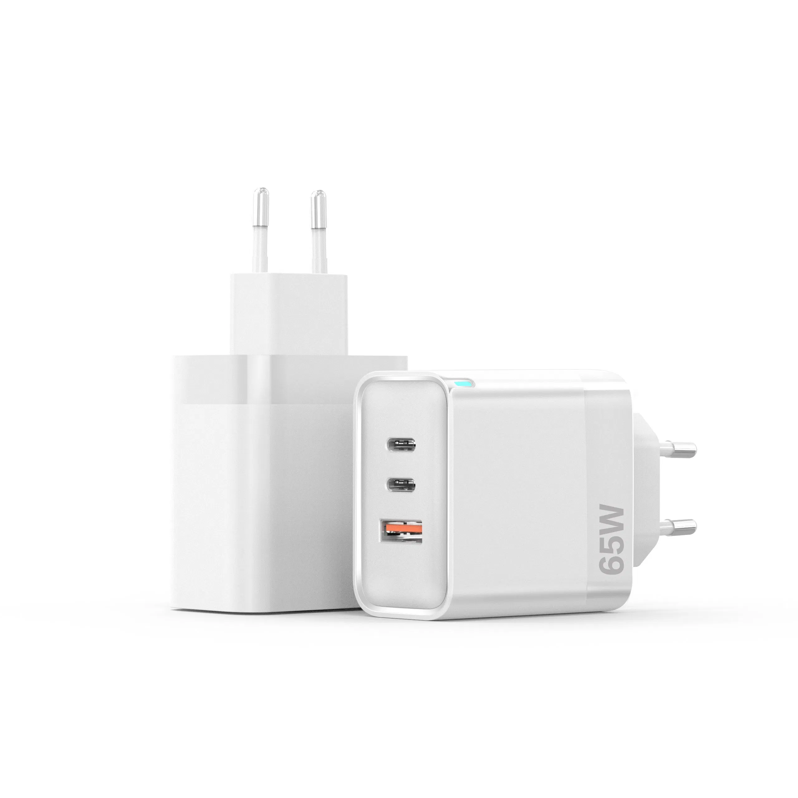 OEM Custom Mobile Accessories 65W 67W 100W GaN Wall Adapter 65W USB C Charger Mini UK Pin 45W 27W 65W Pd3.0 QC4.0 USB C GaN Charger for MacBook Laptop Tablet