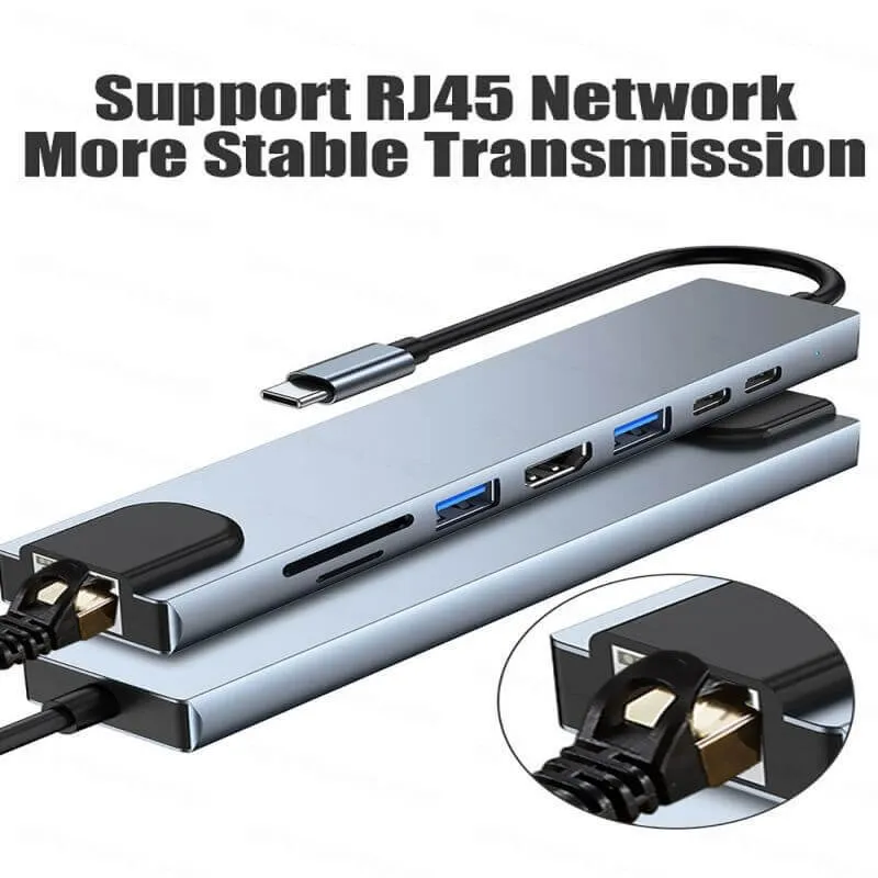 8-in-1 USB-C Docking Station View 2