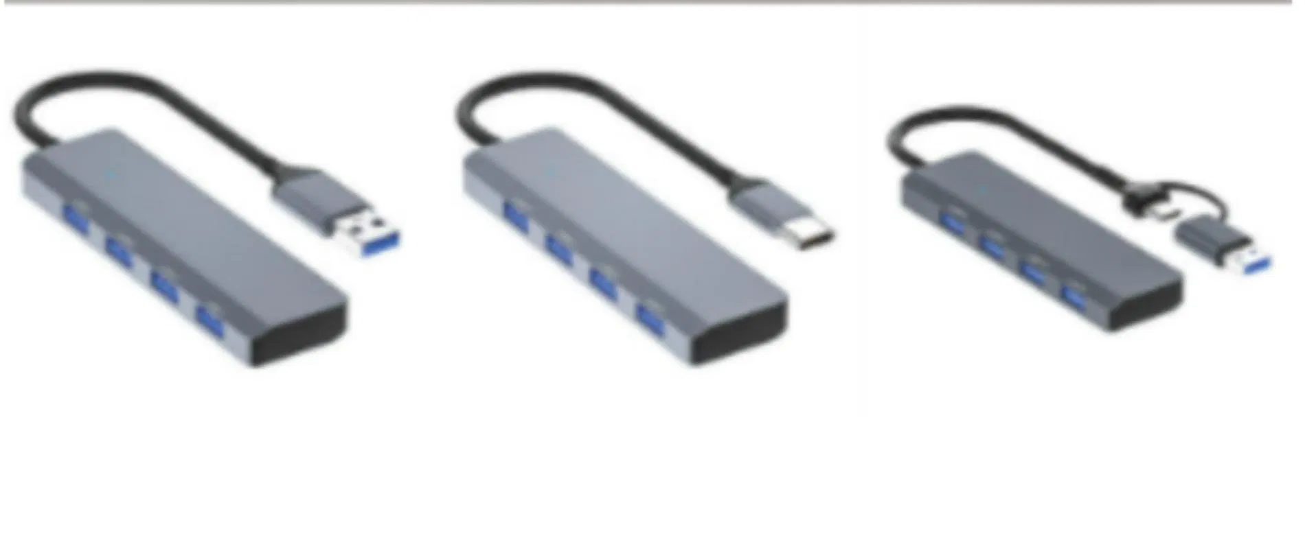 Wholesale Cheaper Price OEM Four Ports USB Hub for Type C