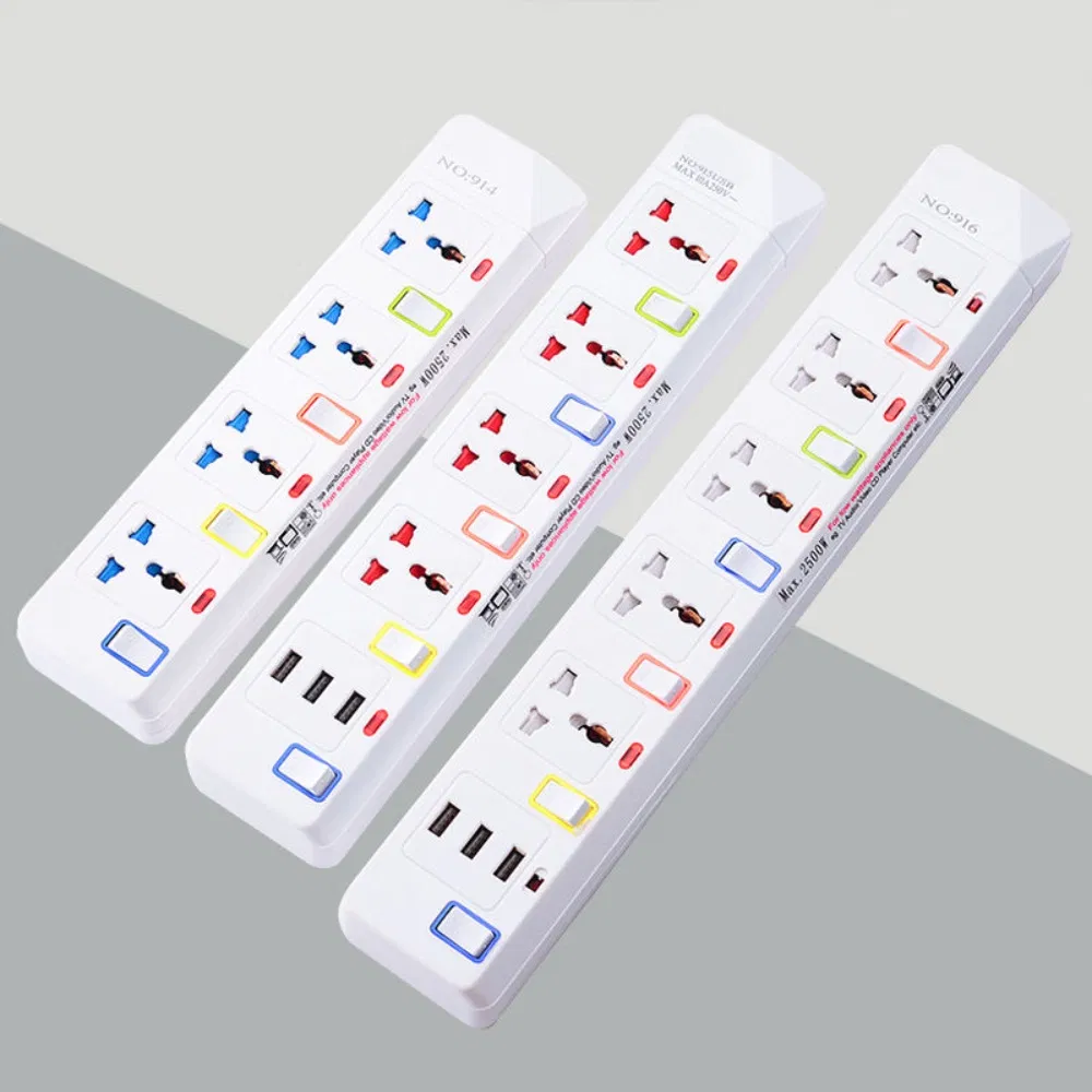 Versatile 3-4 USB Universal Power Strip for Home Use