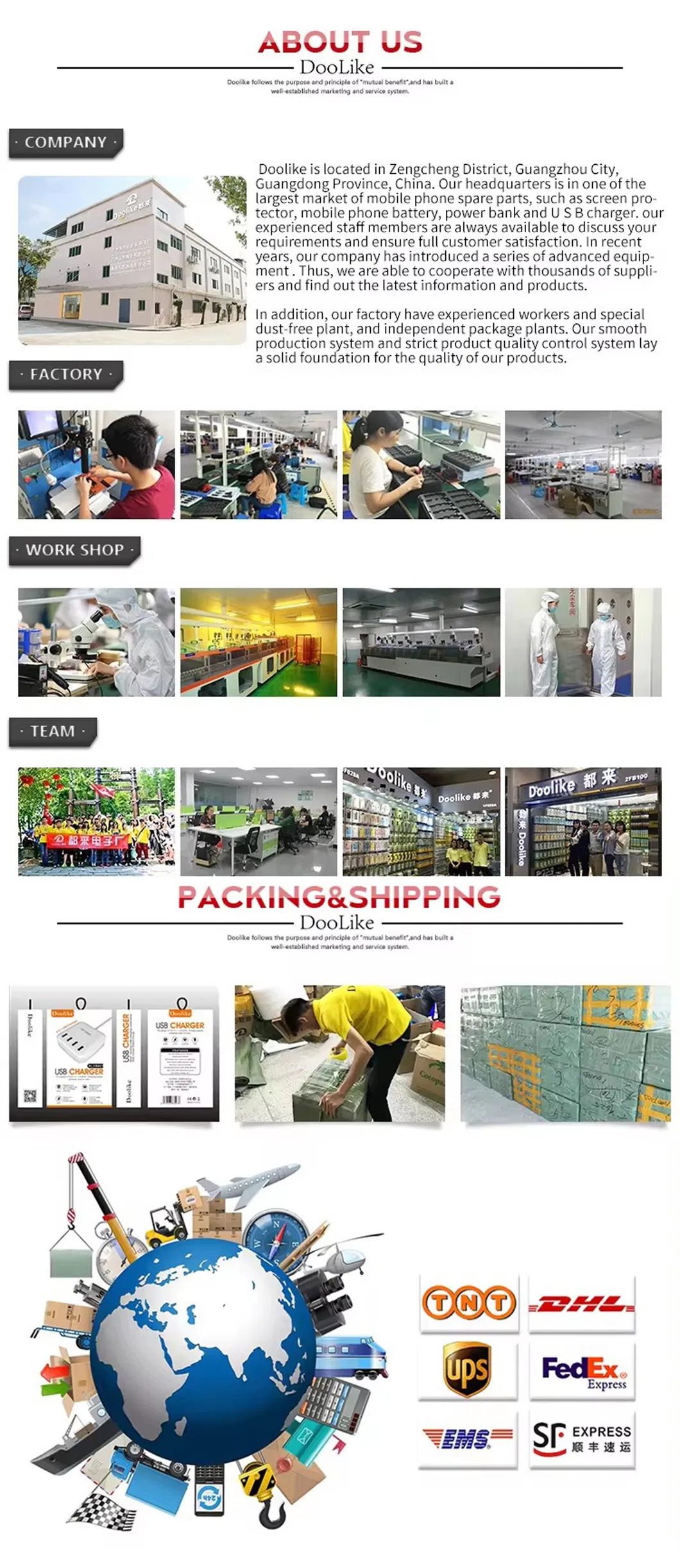 Product Size Specification