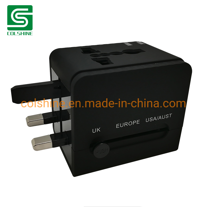 Portable Universal Travel Adapter USB Charger Electrical Plug Socket