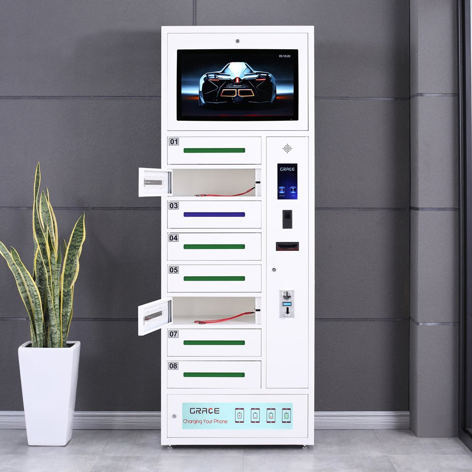 8 Ports Charging Station Locker Charging Locker for Smartphones