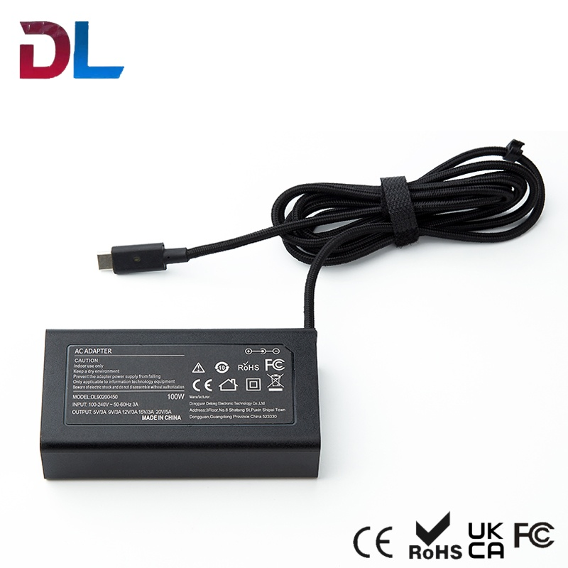 High Quality 20V DC Type C Power Adapter for DELL Laptop Charger