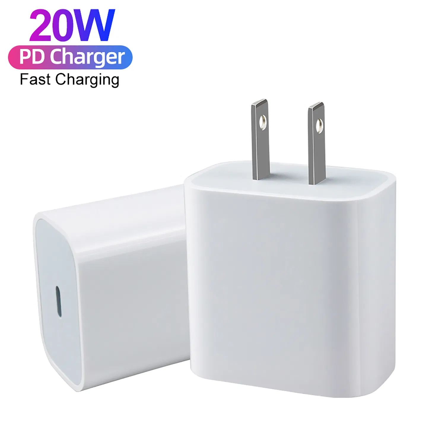 Fast 20W USB Pd Type C Charging Adapter Fast USB C Charger for Mobile Devices