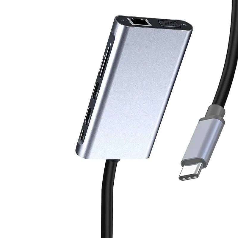 Versatile 11-in-1 USB Type C Hub