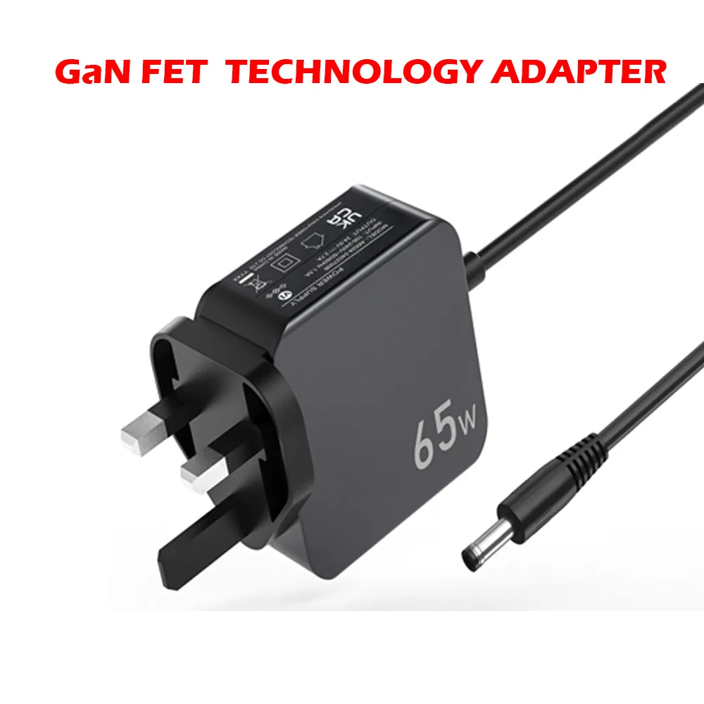 GaN Fet Technology 65W AC Power Adapter Universal Laptop Charger