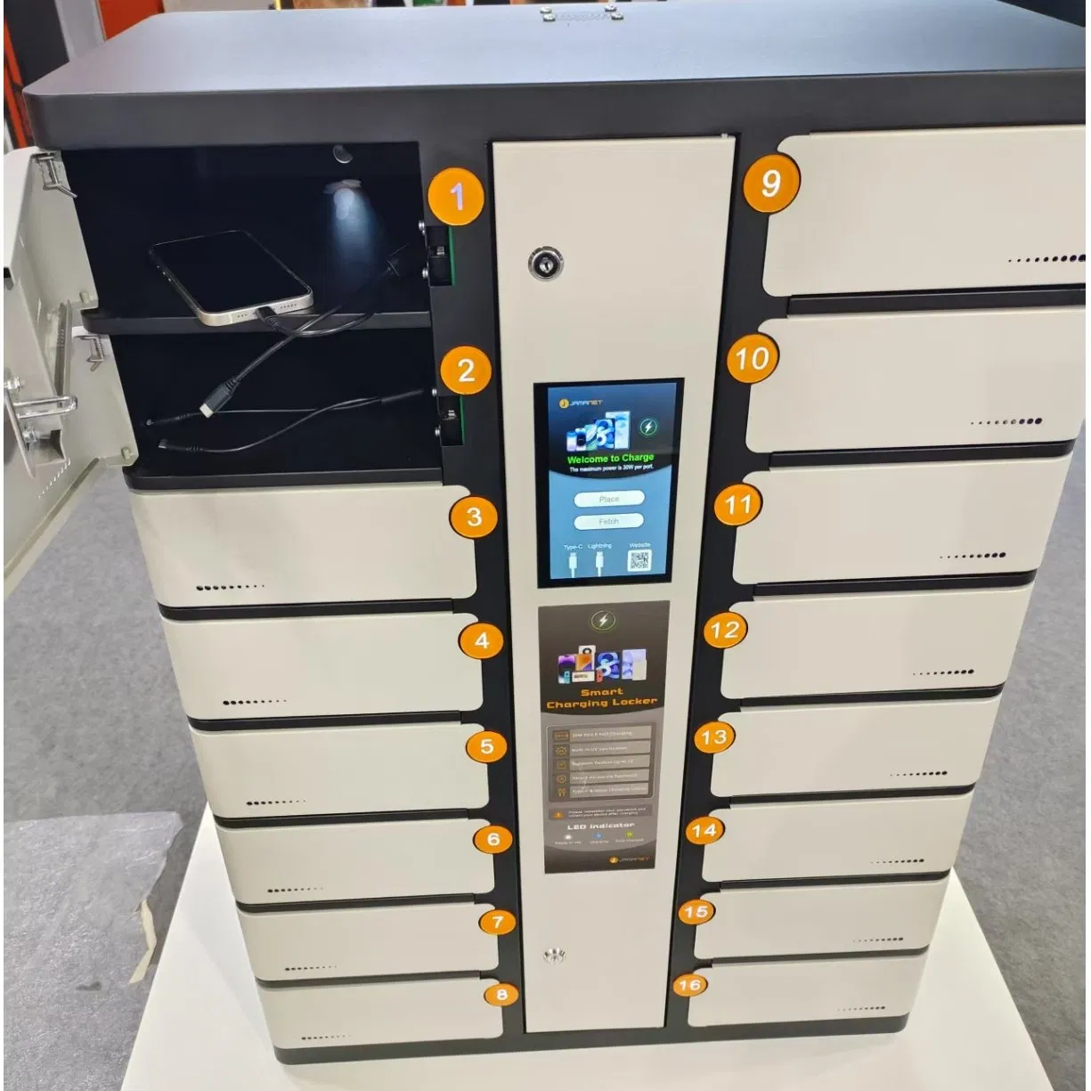 Laptop Smart Charging Locker Charging Cabinet for Mobile Phone and Tablet Chrome Book Charging