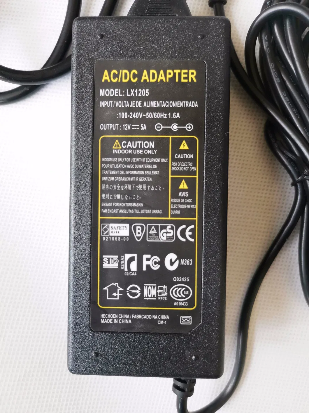 12V 3A Power Adapter View 2