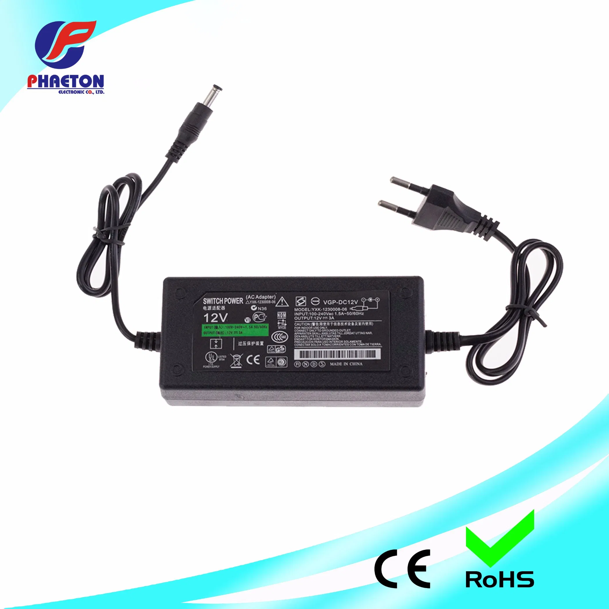 12V 3A Power Adapter Supply for Laptop