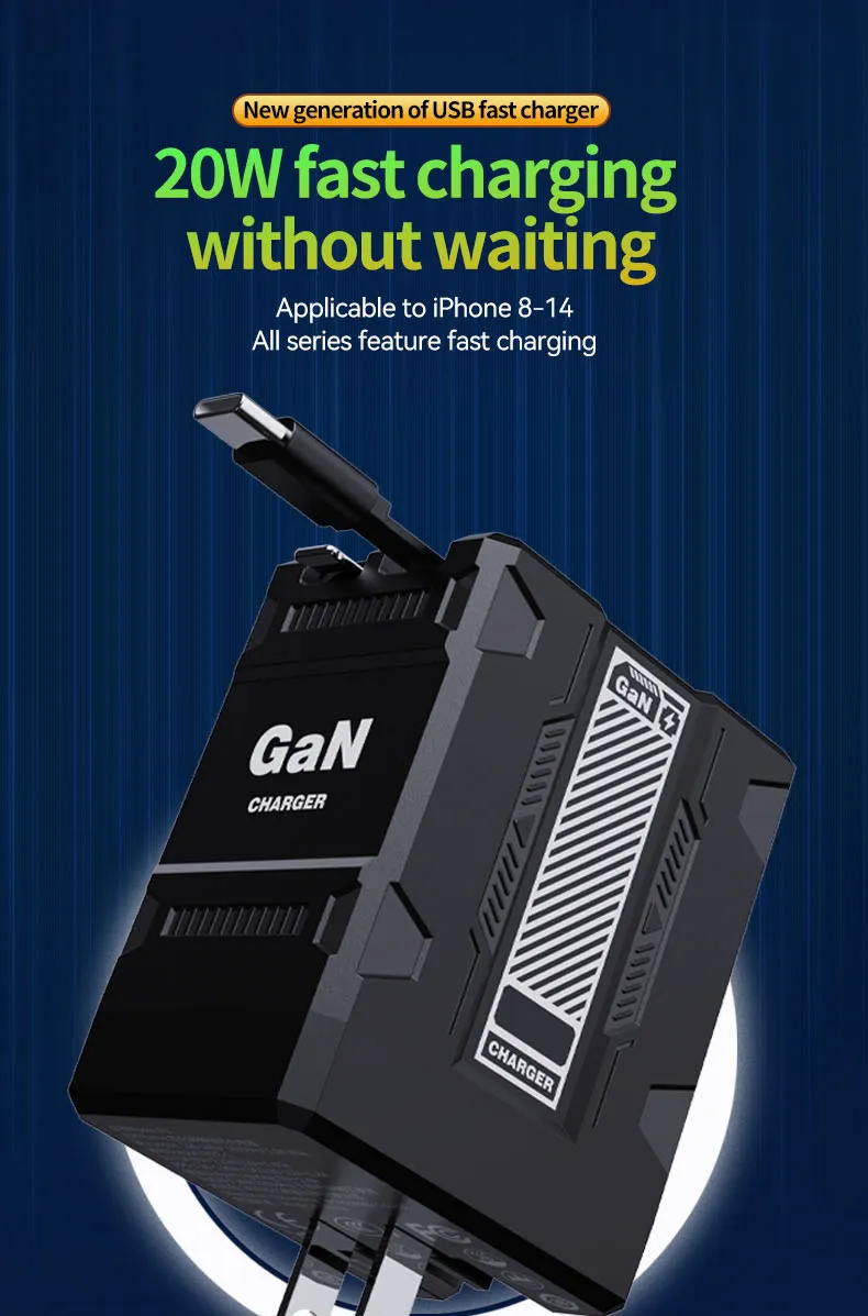 Telescopic GaN Charger 1