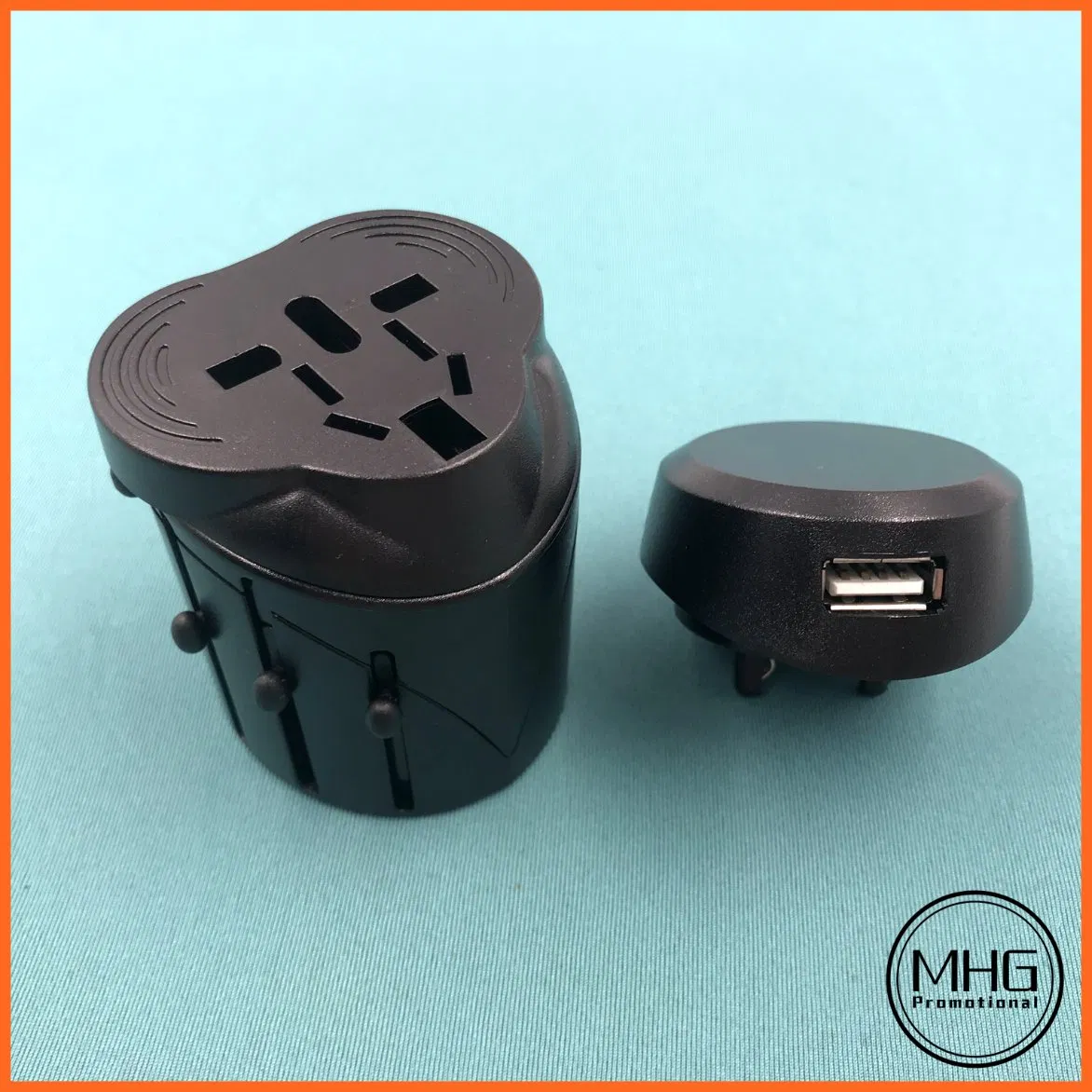 Universal World Travel Plug Adapter with USB