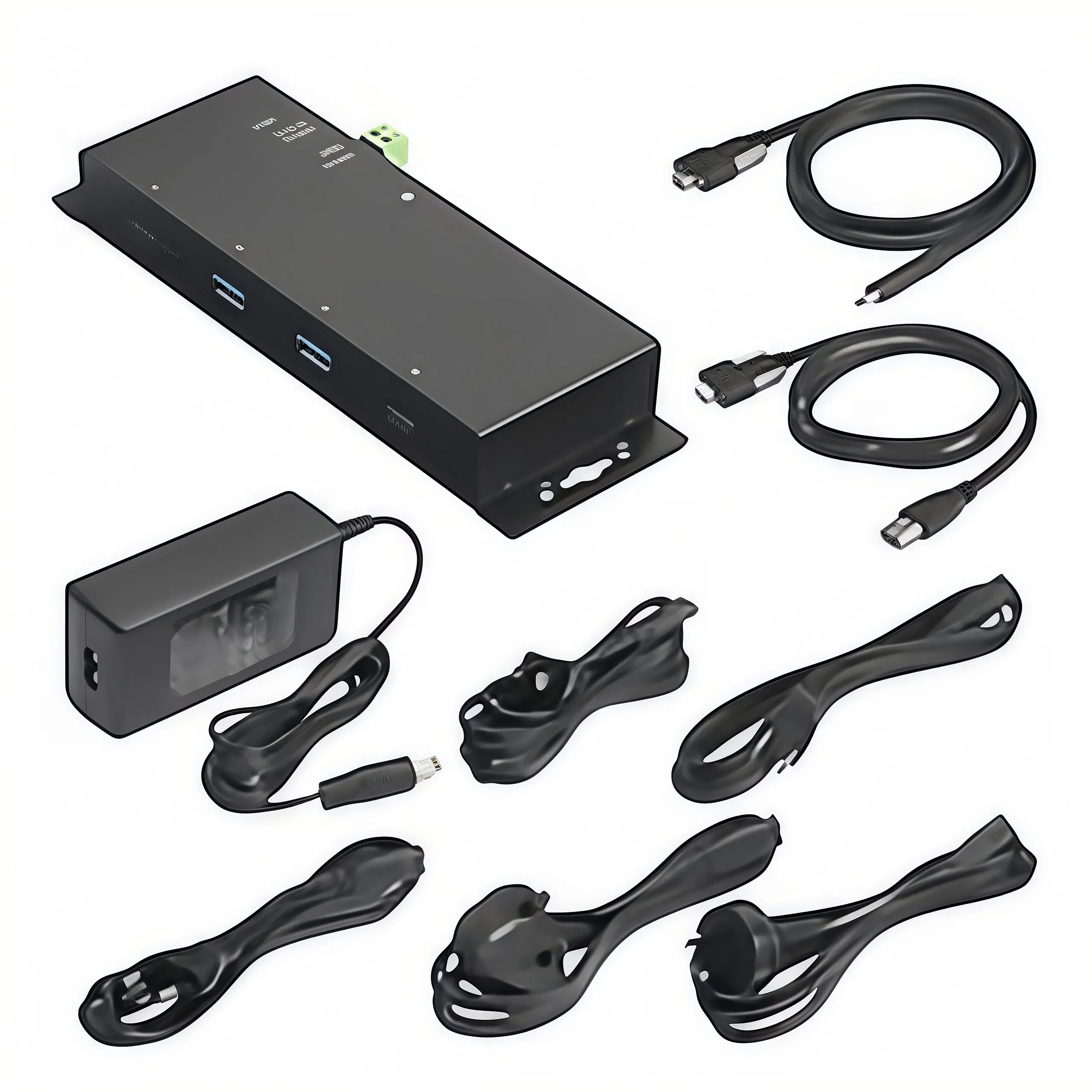 Custom 4-Port USB C Hub 10gbps - Metal Industrial USB Type-C Hub W/ 3xusb-a &amp; 1xusb-C