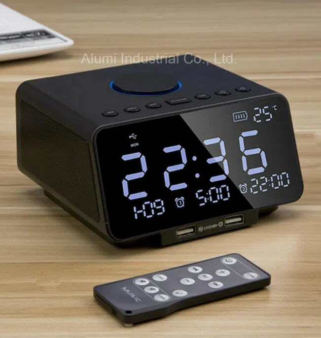 Desktop Alarm Clock Docking Station Detail 2