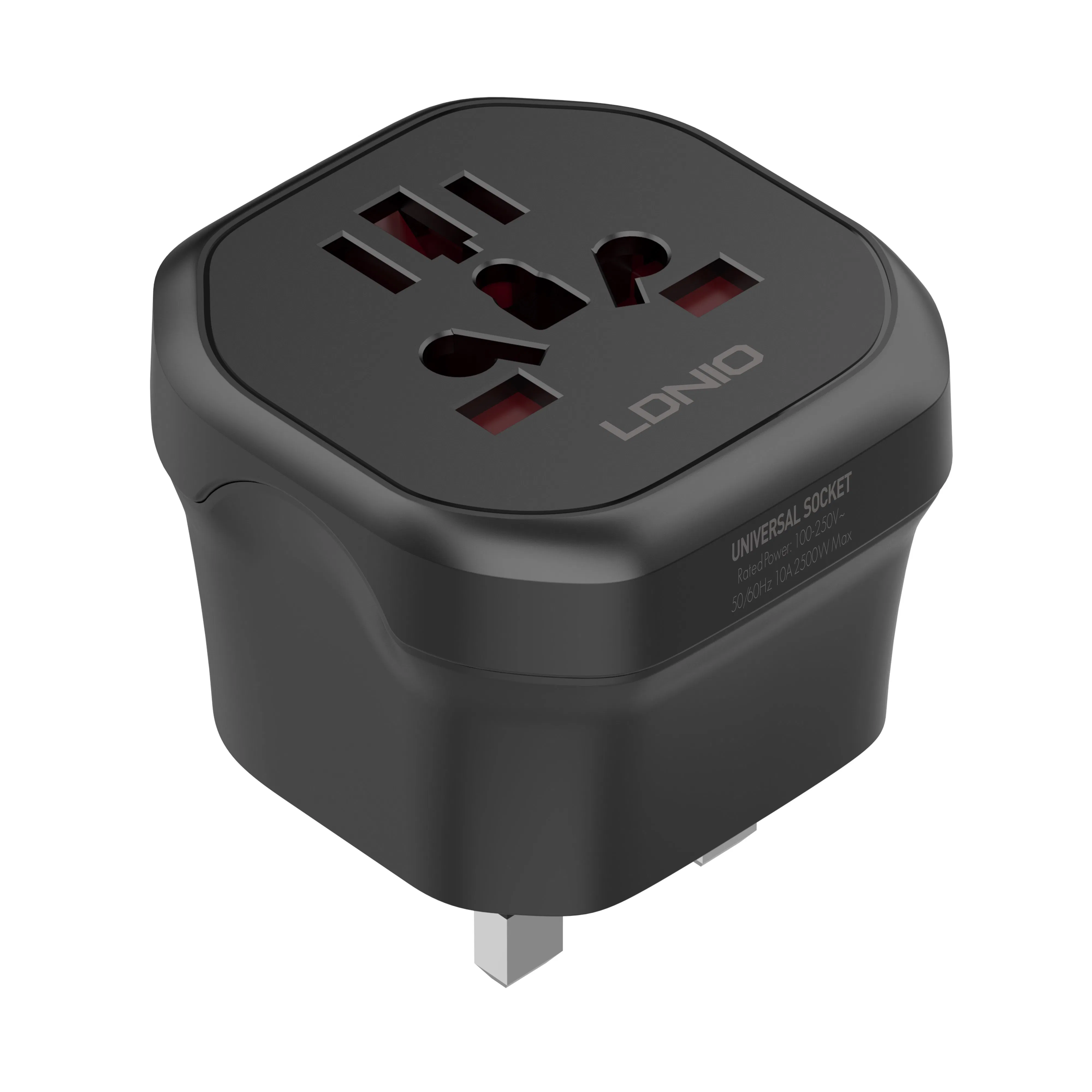 Ldnio Z7 Professional 2500W Travel Adapter Universal Power Strip with Multi-Country Socket Compatibility