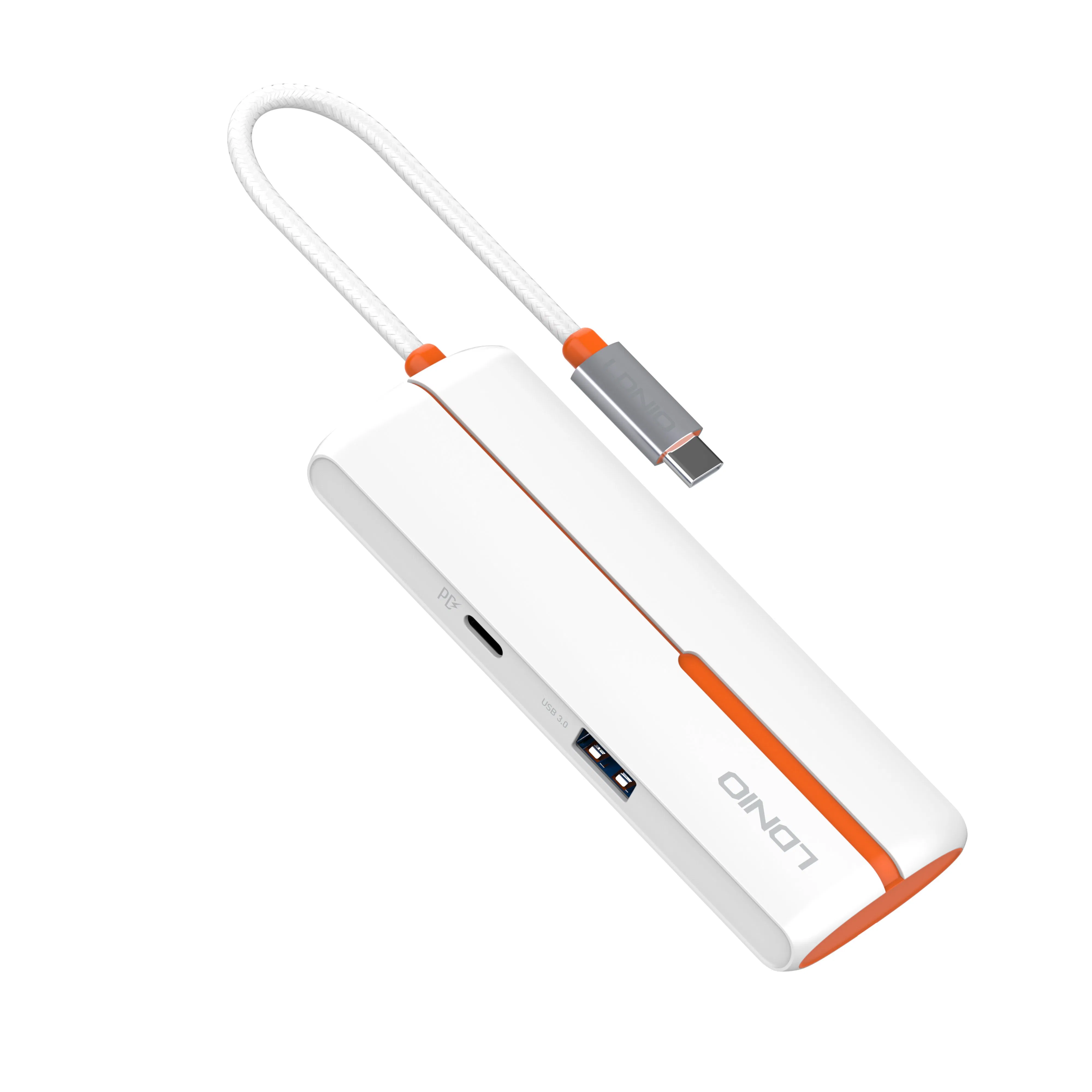 Ldnio Ds-25u Type-C to Pd*1+USB3.0*4 100W Super Fast Charging Adapter Multifunction USB 3.0 Hub