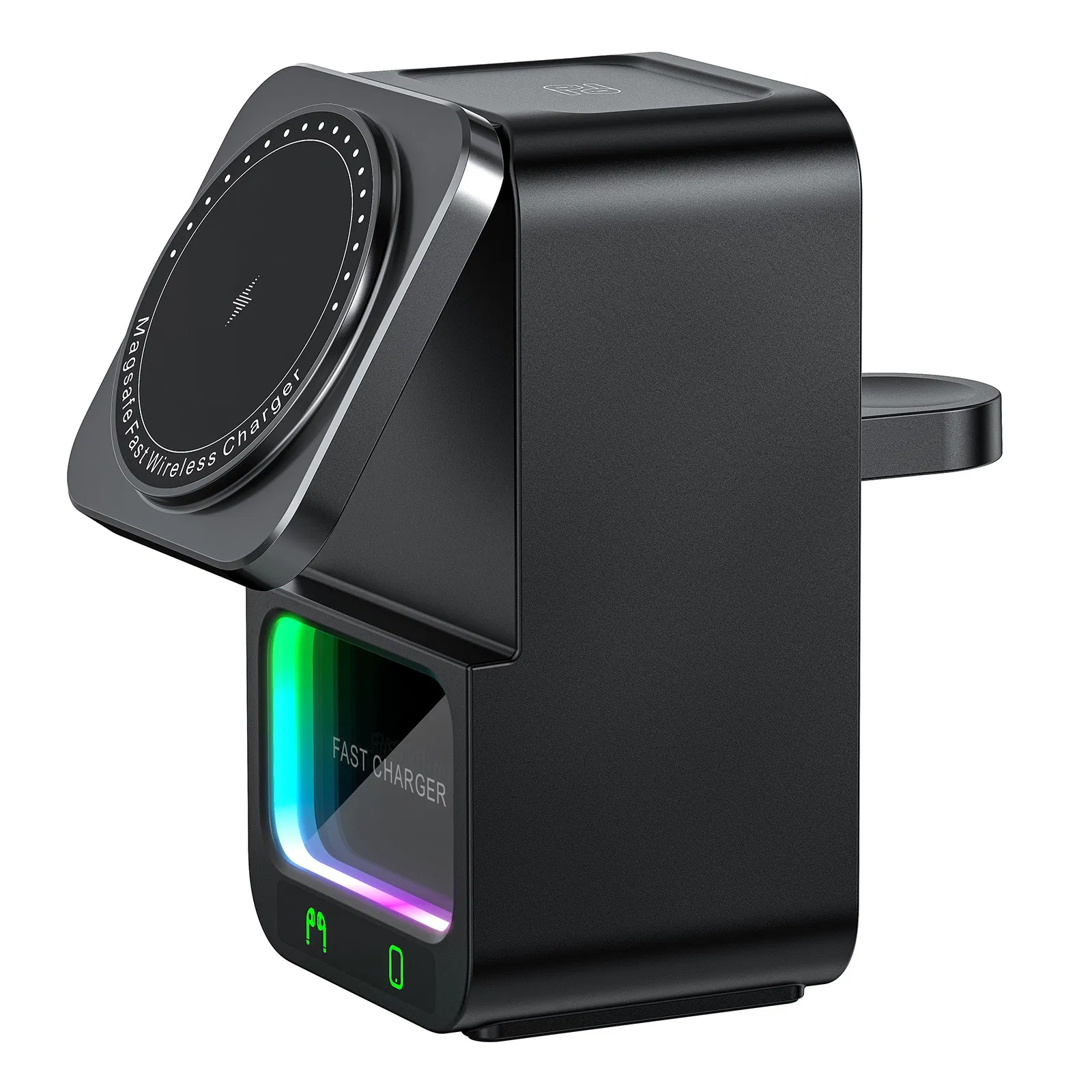 Dh19 5 in 1 Bluetooth-Compatible Speaker Multi-Function Wireless Charger Dock for Watch / Mobile Phone / Tws Earbuds