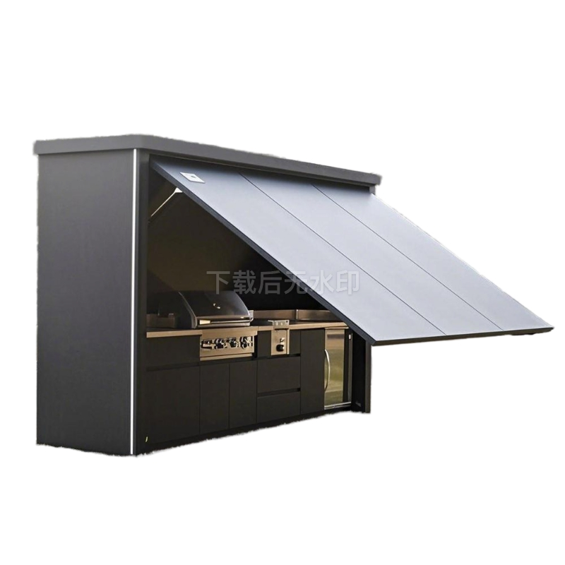 Smart Outdoor Kitchen Cabinet|Integrated Bluetooth Speaker, LED Lighting and USB Charging Interface