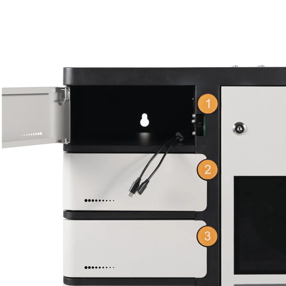 Laptop Charging Cabinet Detail 1