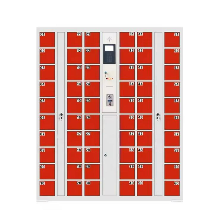 24 Hours Acrylic Cell Phone Locker Smart Mobile Phone Charging Station Lockers Outdoor Furniture Products for Cell Phone Charging