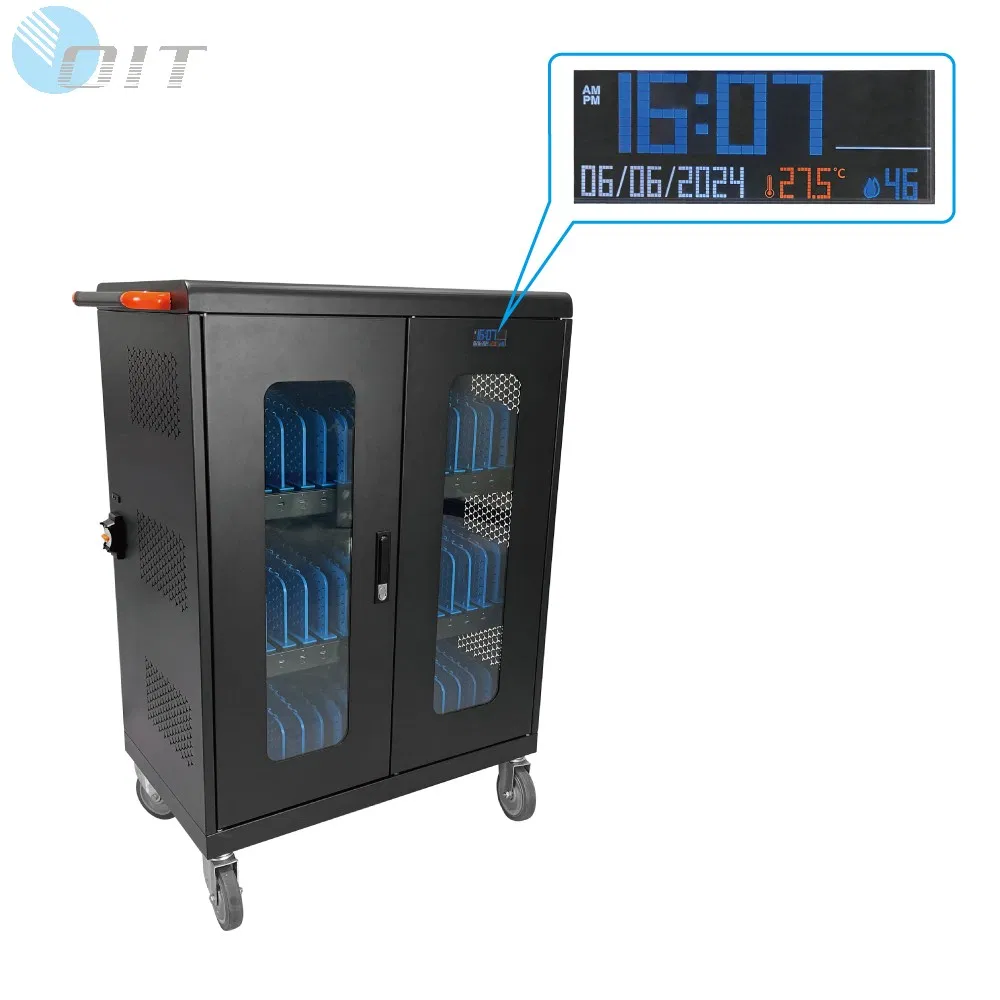Durable Charging Cabinet with USB Type a, Type C, and 3X15 Layout
