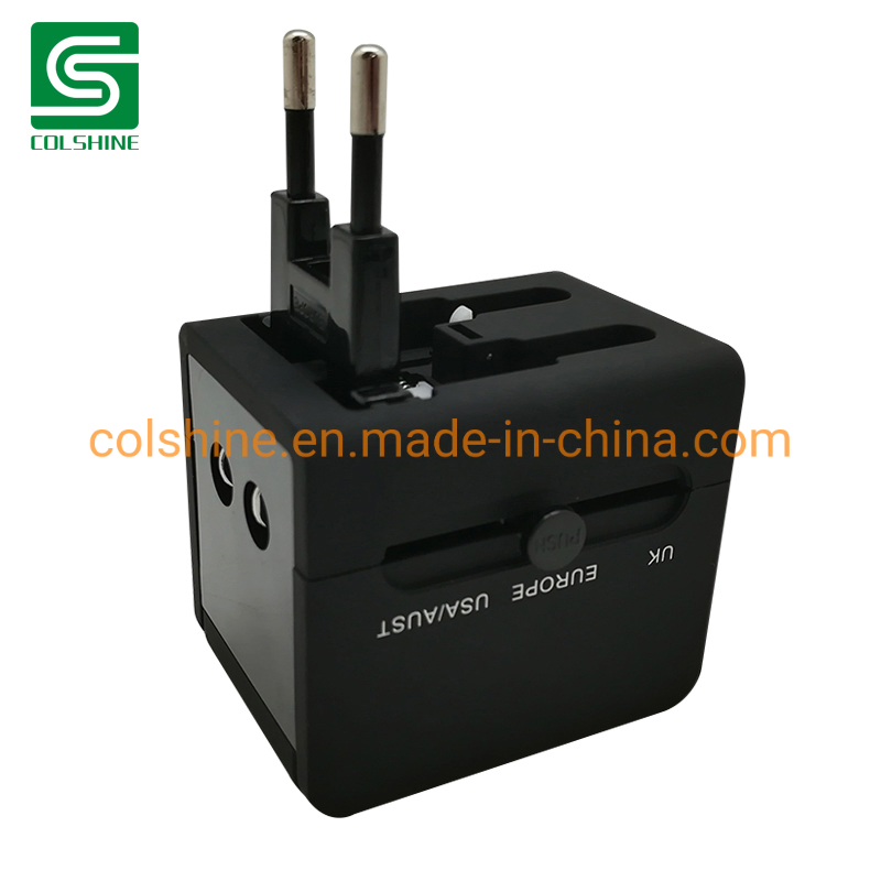 Portable Universal Travel Adapter USB Charger Electrical Plug Socket