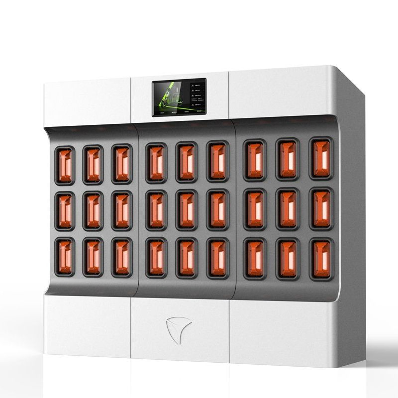 Smart Electric Vehicle Charging Locker with Secure Storage