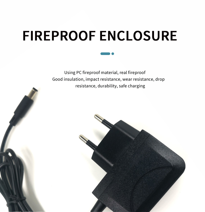 Chuangkesheng High Efficiency EU 9W 3V 3A AC DC Adapter Plug in Power Adapter for LED Lighting Universal Travel Adaptor