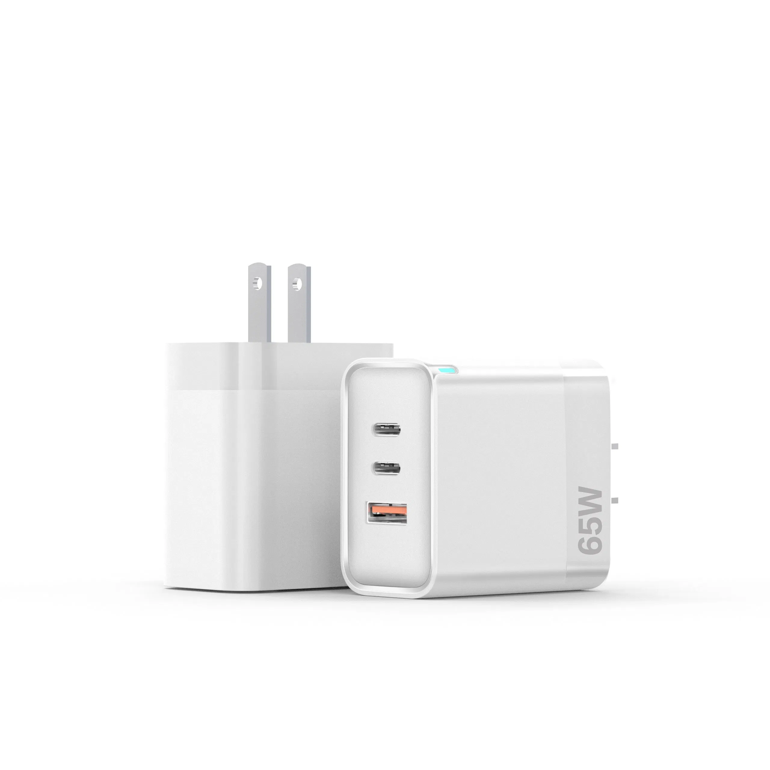 OEM Custom Mobile Accessories 65W 67W 100W GaN Wall Adapter 65W USB C Charger Mini UK Pin 45W 27W 65W Pd3.0 QC4.0 USB C GaN Charger for MacBook Laptop Tablet