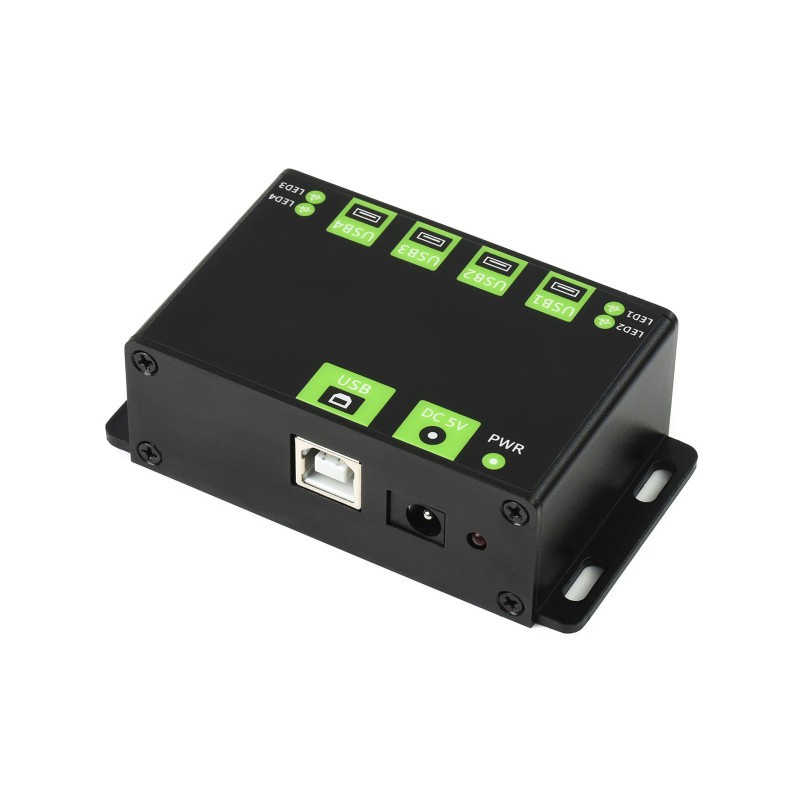 Industrial Grade USB Hub, Extending 4X USB 2.0 Ports