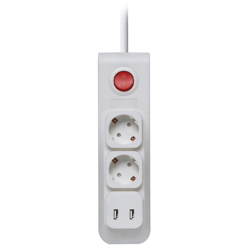 2/3/4 Outlet Germann Power Strip with USB Port